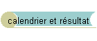 calendrier et r�sultat